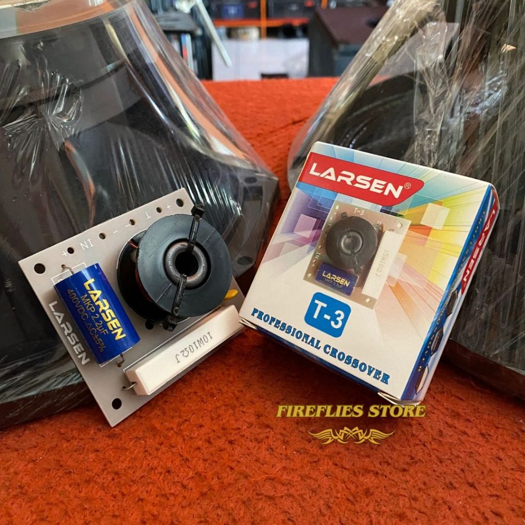 Crossover Pasif T3 Larsen Crossover Tweeter 1 Way Khusus Tweeter Jernih