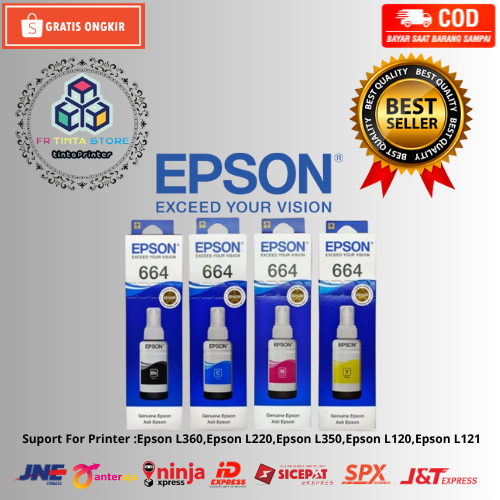 Tinta Epson 664 Black & Epson 664 Color