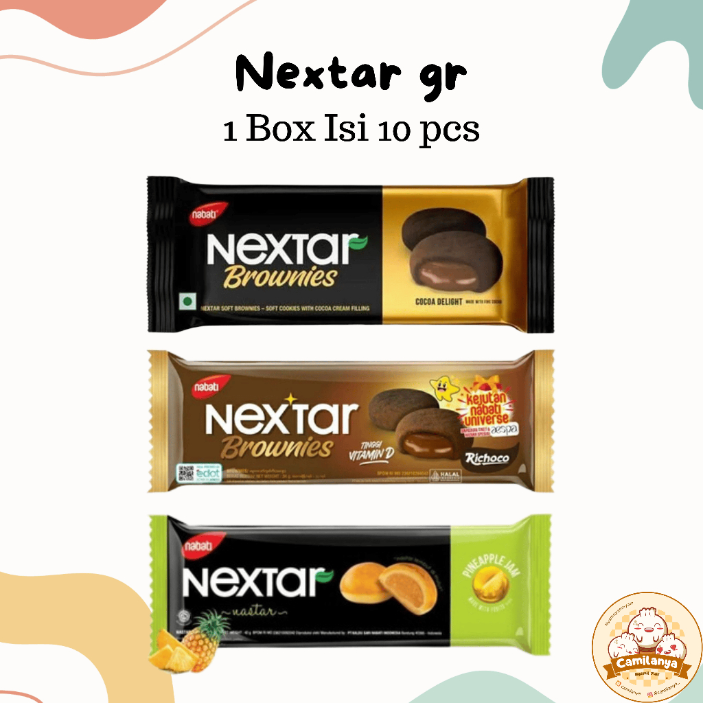 

Nabati Nextar Brownies Nastar 1 Box Isi 10 pcs