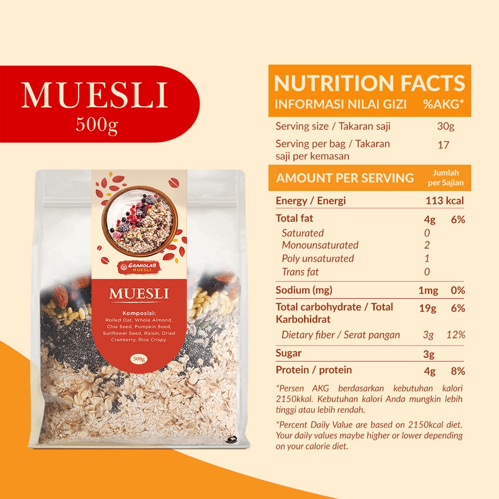 

GFD Muesli Fruit and Seed gr - Granolab Muesli