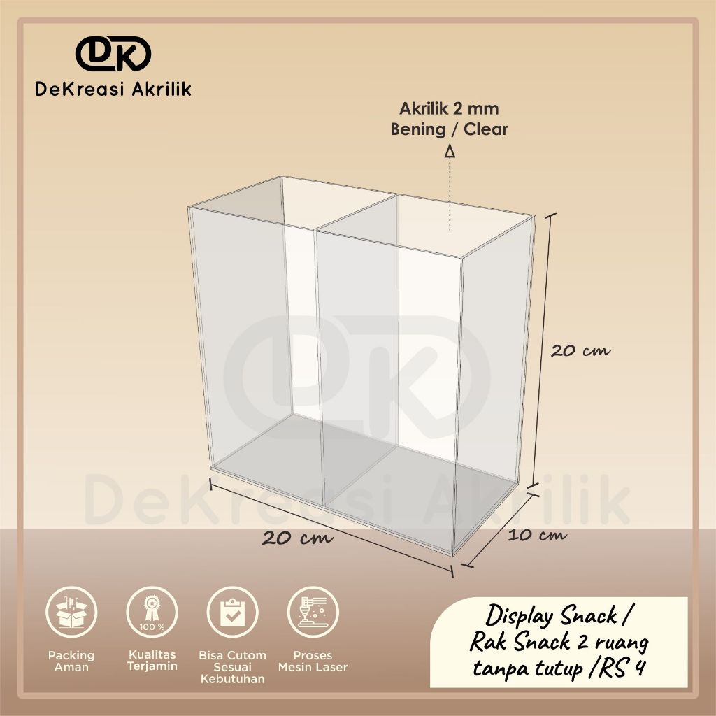 Display Snack / Rak Snack / Rak jajanan  Tanpa Tutup