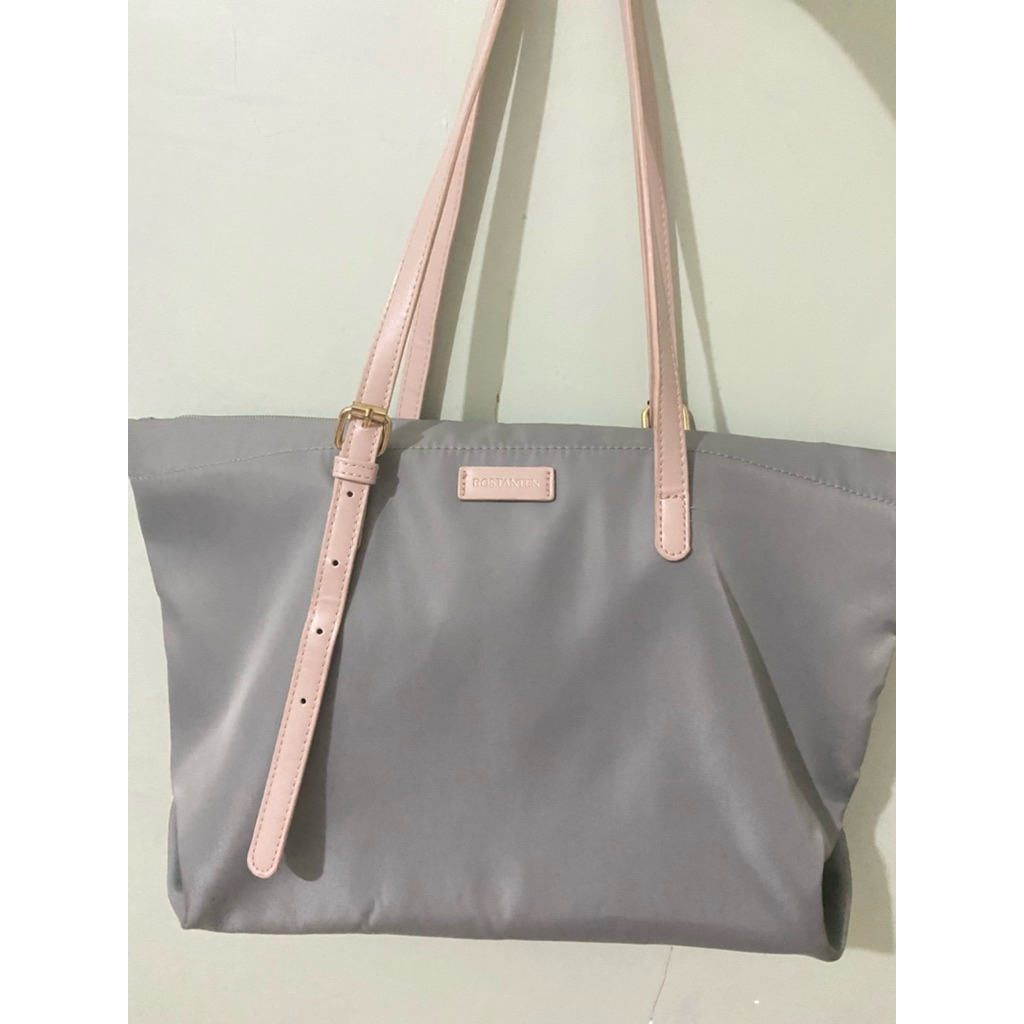Totebag bostanten abu pink