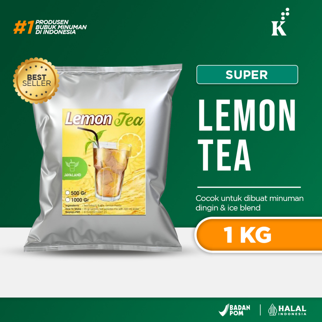 

Bubuk minuman Lemon Tea Super Javaland Berkualitas 1 Kg