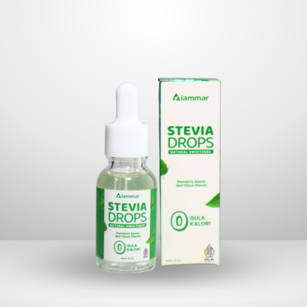 

Alammar Stevia Drops 5 ml 15 ml Pemanis Alami Cair Pengganti Gula Diet Diabetes Nol Kalori 0 Kalori