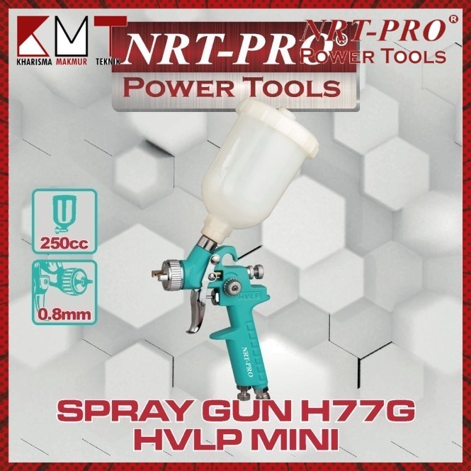 

KODE D53H SPRAY GUN ALAT SEMPROT CAT HVLP MINI H77 G TABUNG ATAS NRTPRO