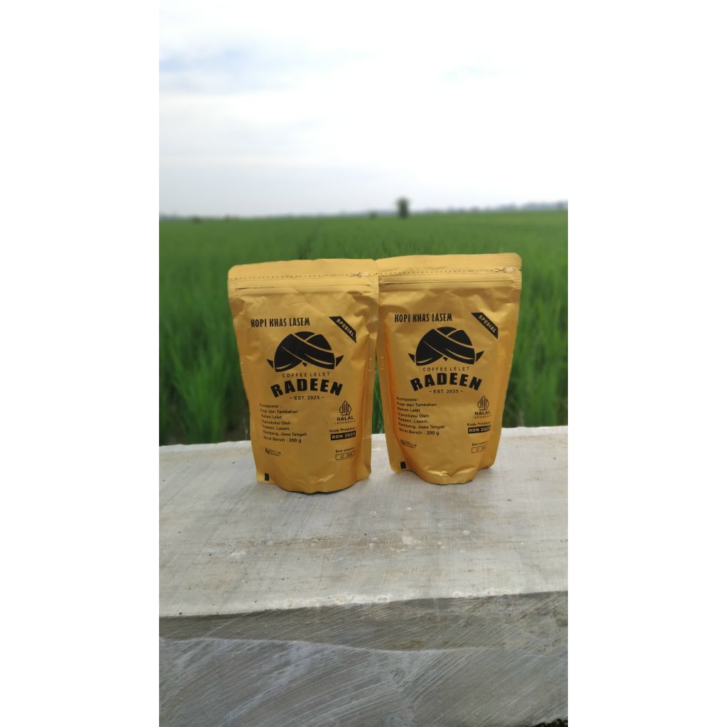 

[TERMURAH]kopi bubuk lelet khas lasem isi 200g merk raden