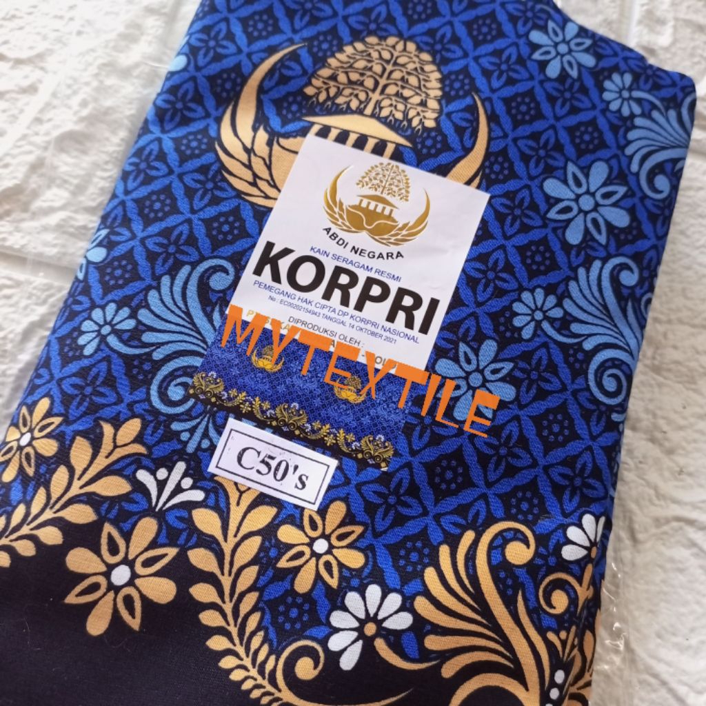 Kain batik korpri terbaru c50s