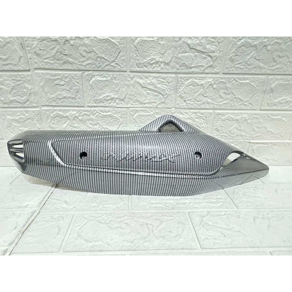 Cover Tutup Nemo Knalpot N Max Black Karbon Motor All Old Nmax Lama Old Motif Carbon Original Nemo P