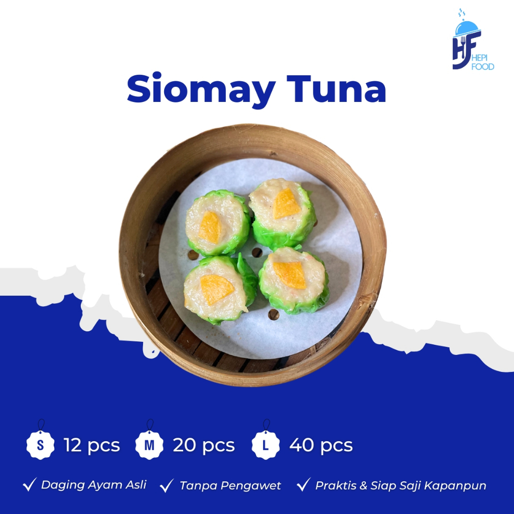

HEPIFOOD SIOMAY TUNA Frozen Dimsum | Kemasan Usaha | 12,20,40 pcs | Lezat Berkualitas | Tanpa Pengawet