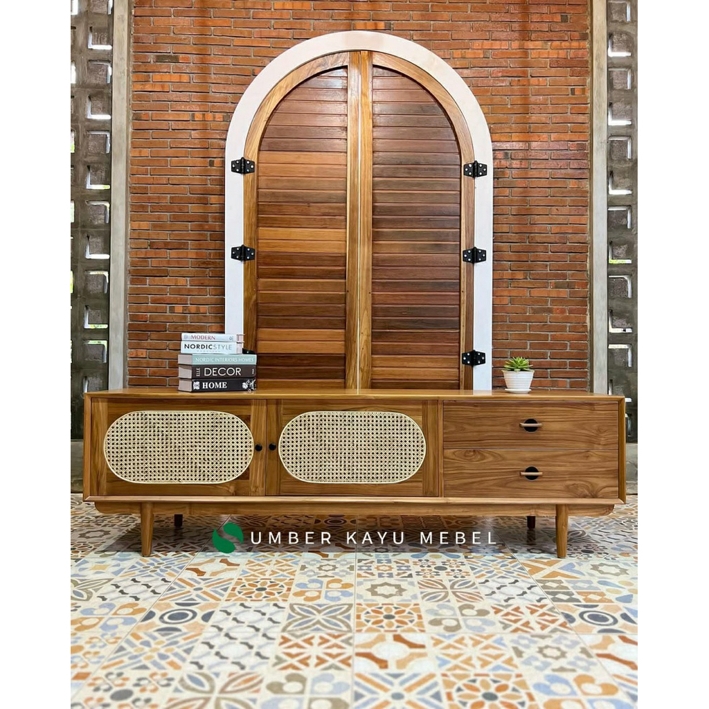 BUFFET RETRO JATI JEPARA FURNITURE BUFFET JATI