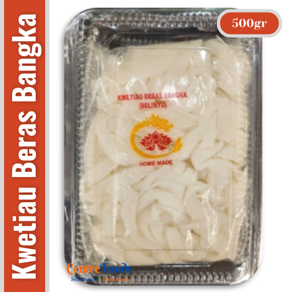 

Kwitau Beras Bangka - Kwetiau Beras Bangka Belinyu HOMEMADE | 500gr [ Harga Per BKS ]