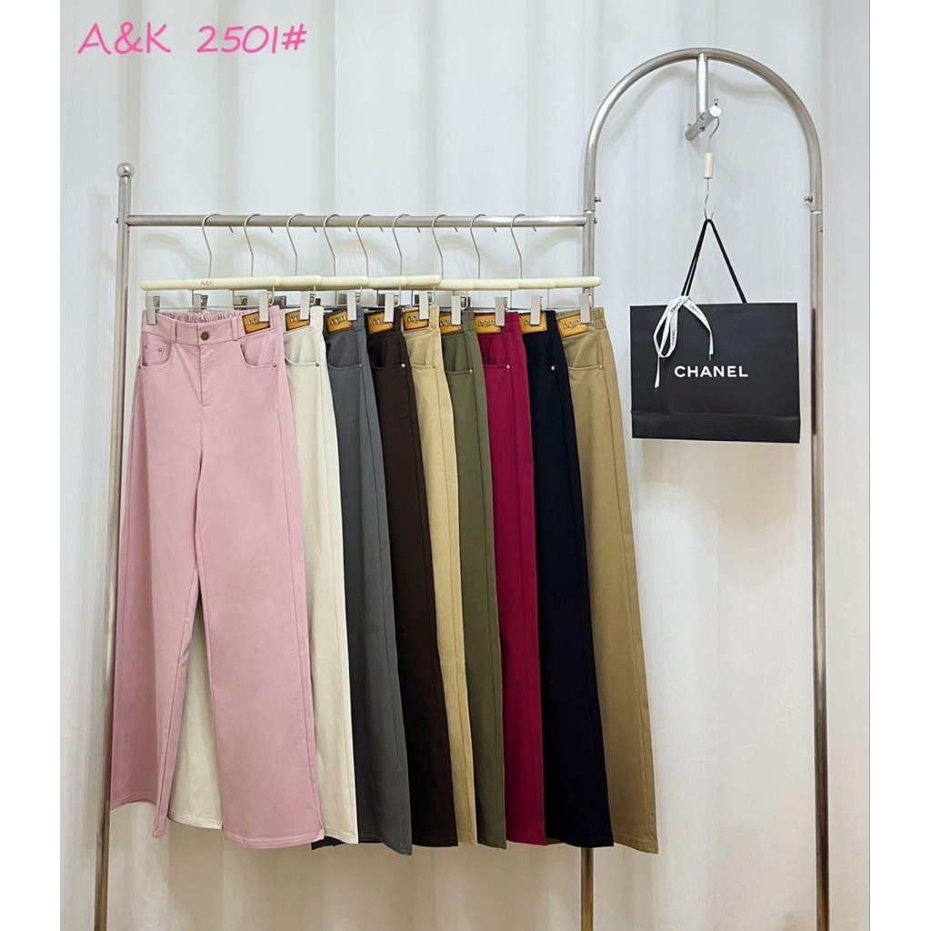 A&K FASHION PANTS (2501) - CELANA PANJANG BAHAN SOFT & STRETCHY