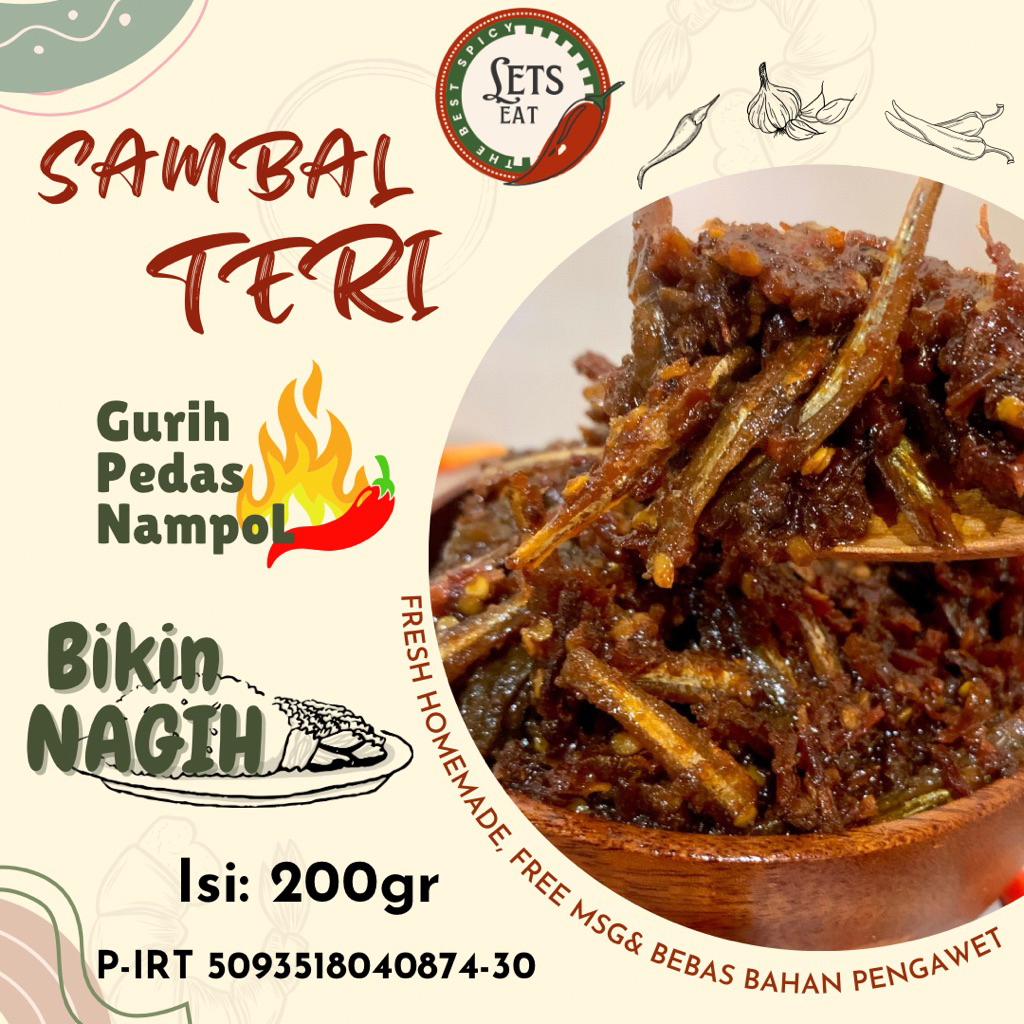 

SAMBAL TERI by LETS EAT SAMBAL TERI PEDAS NAMPOL
