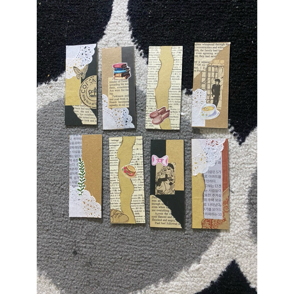 

[Jou] Vintage Aesthetic Handmade Bookmark