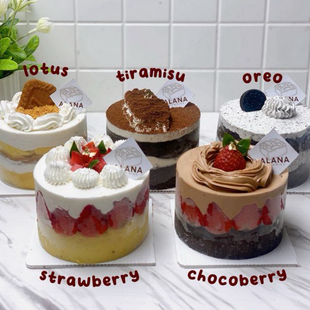

(PO 1 HARI) Japanese Shortcake | Ogura Cake | Alana Brownies | Mini Cake