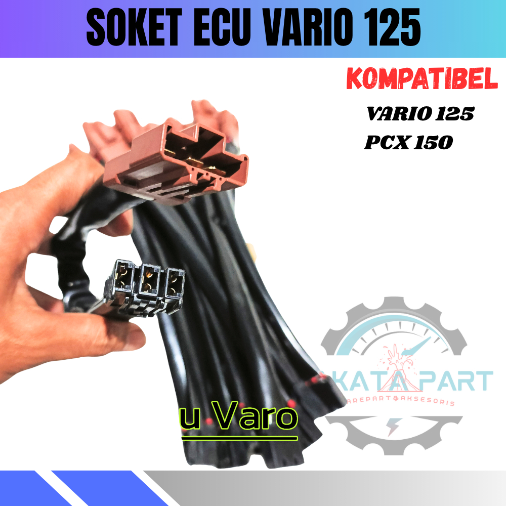 Socket ECU Vario 125 150 | Kabel ECM PCX 150 Genio ADV 150 | Kabel Soket ECU Motor Plug & Play