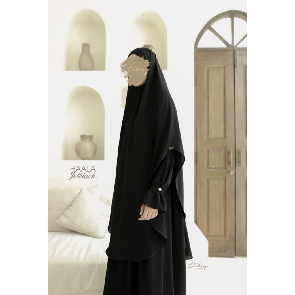 preloved Haala Ditsy Reguler Black Mazen