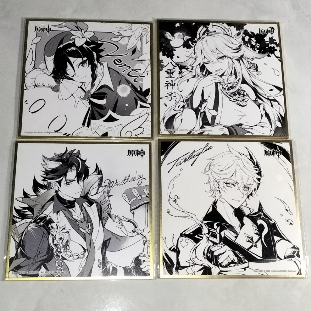 Genshin Wrio Yae Venti Shikishi