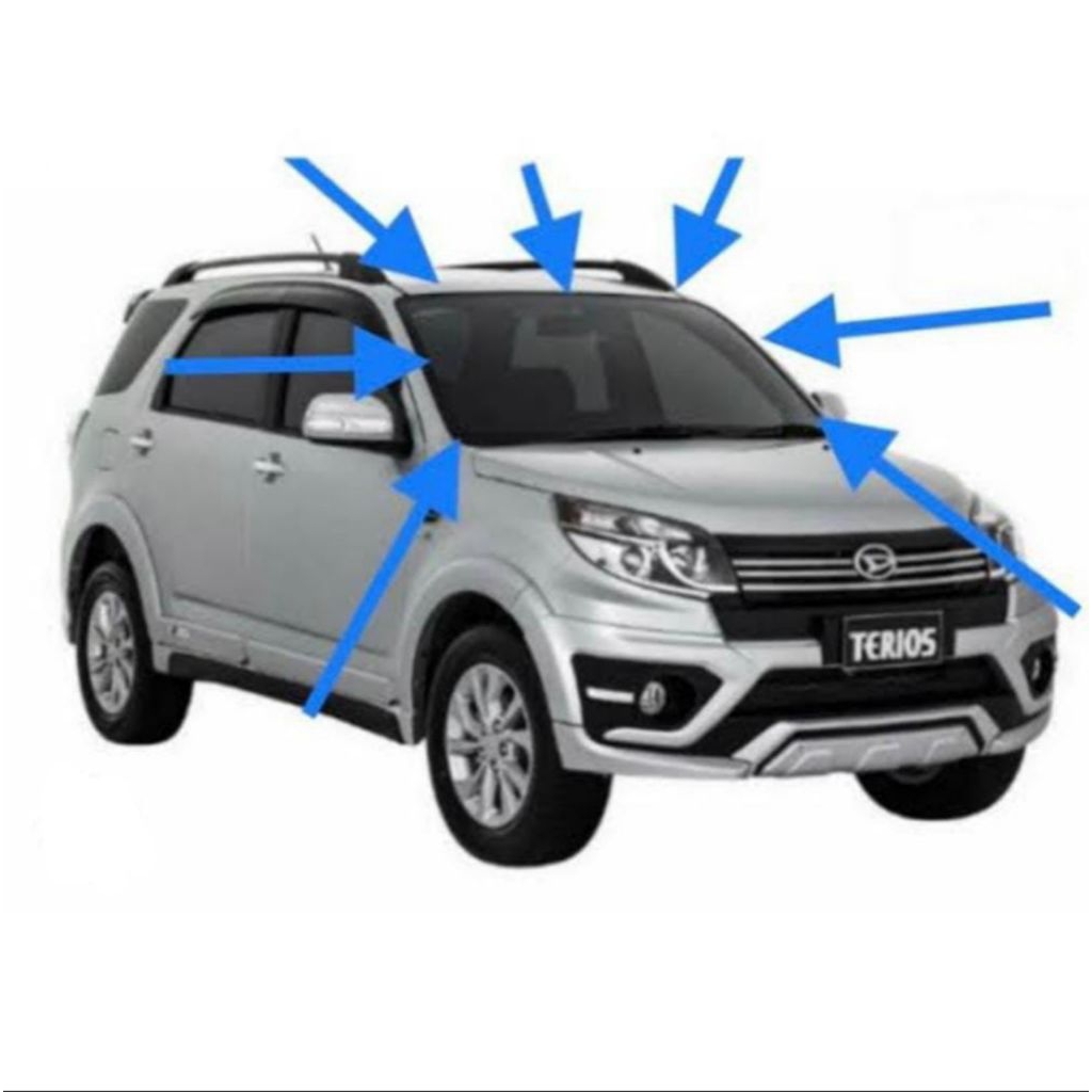 KARET KACA DEPAN BESAR MOBIL RUSH TERIOS LAMA