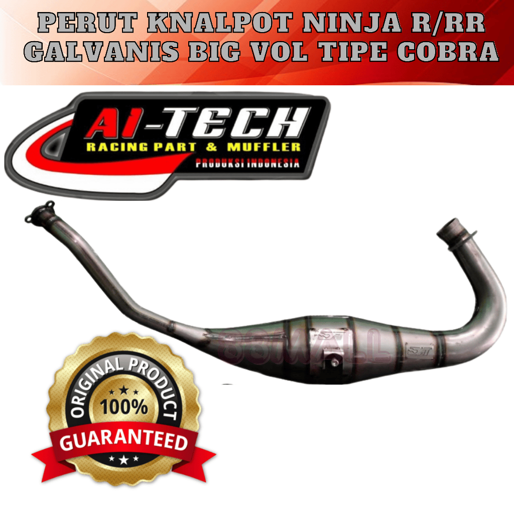 CUCI GUDANG Knalpot Ninja R / Ninja RR AITech Big Volume Galvanis Cobra