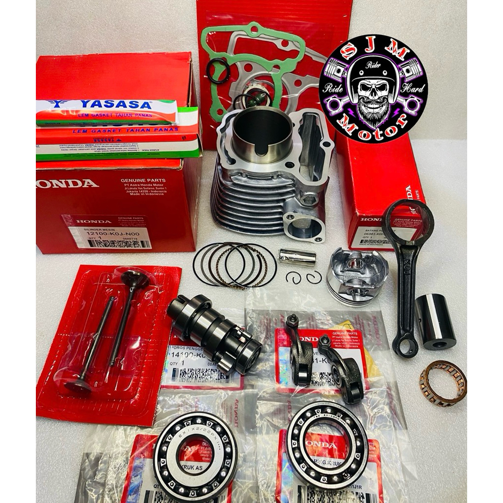 Blok seher/Cylinder Blok + Stang seher 8 Aitem Honda  Genio,Beat Led 2020,Beat Deluxe,Beat street Ne