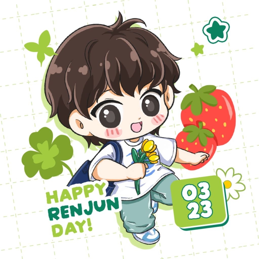 

Sticker clear sheets - Renjun Chill Day