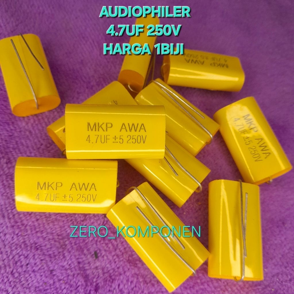 MKP AUDIOPHILER 4.7UF 250V MKP KUNING.1BIJI