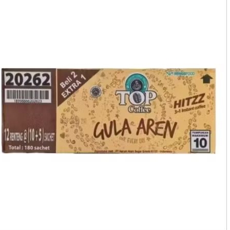 

TOP KOPI GULA AREN 1 karton 12 rtg 180s