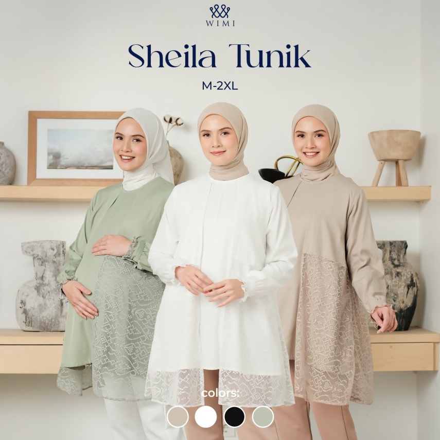 KODE G8U Wimiid  Sheila Tunik  Baju Tunik Ibu Hamil dan Ibu Menyusui