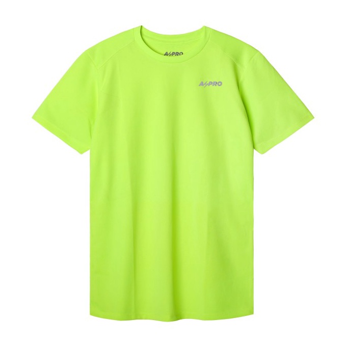KODE H19N Aspro Women RACE Tee Running Jersey Kaos Lari Wanita  Neon Green
