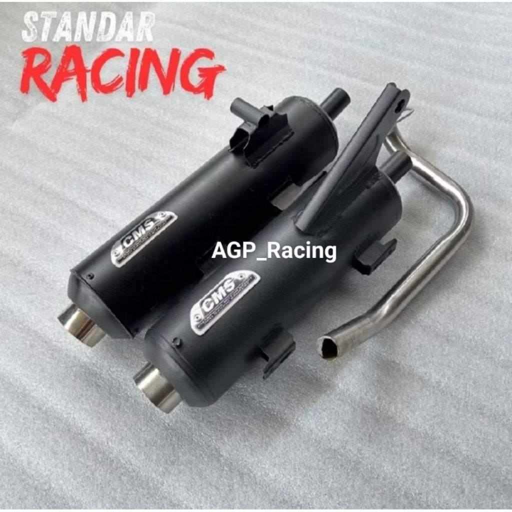 Knalpot standar racing AGP EXHAUST COPY CMS BEAT MIO VARIO 110 VARIO OLD VARIO NEW AEROK