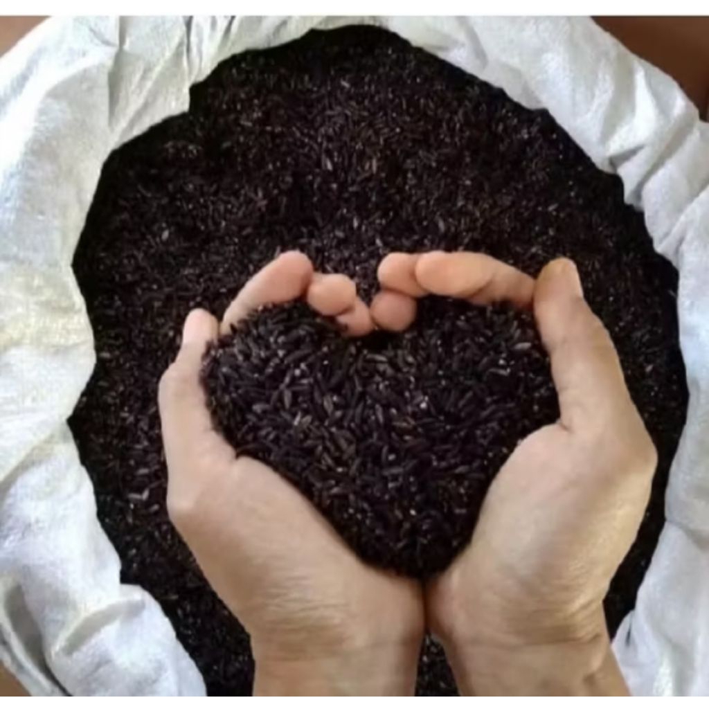 

Tepung ketan hitam 100% Asli Cap anggur 250gr