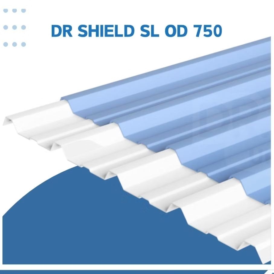DR. Shield Single Wall OD 750/Atap UPVC Single Layer