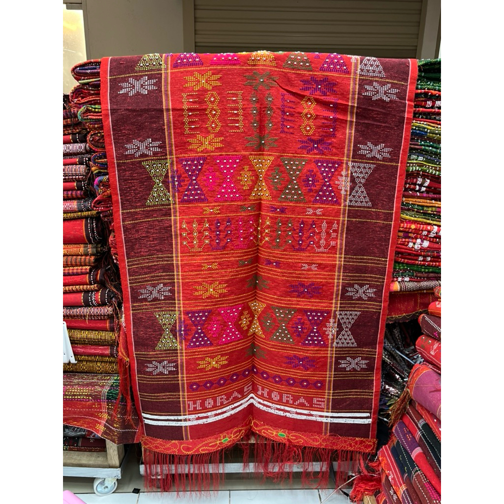 Ulos Sadum Simata Pake Bordir Rumbai /Ulos Tulang ulos tulang rorobot untuk bere perempuan