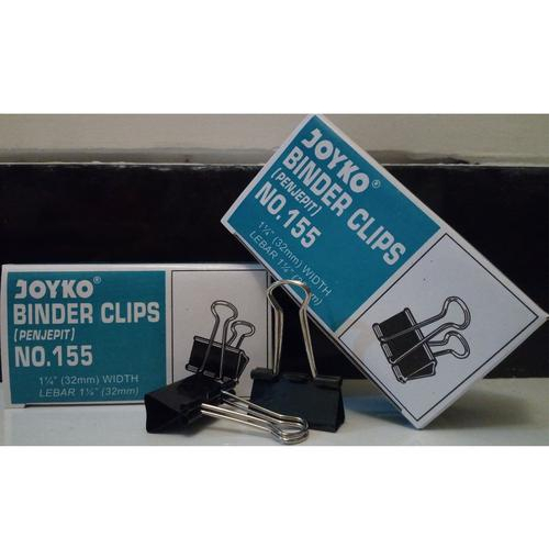 

Binder Clip / Klip Penjepit Kertas No. 155 Joyko