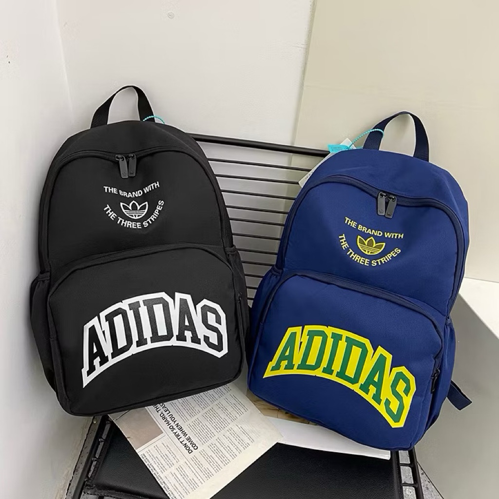 ADIDAS CANVAS 3 STRIPES BACKPACK // RANSEL SEKOLAH KULIAH