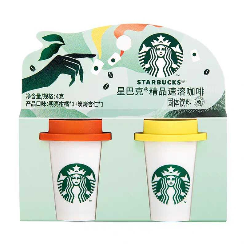 

STARBUCKS Star Cup 2.0 Series Instant Coffee Charcoal Roasted Almonds and Citrus Black Coffee