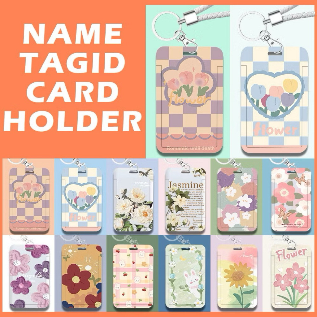 

✨beautee✨ ID CARD HOLDER MOTIF KAWAII TEMPAT KARTU PHOTOCARD PHOTO CARD FLOWER