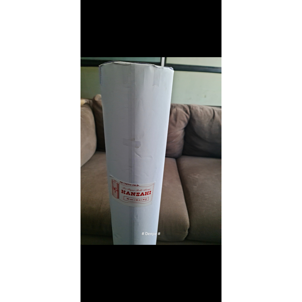 

KERTAS ART CARTON ROLL 230 GSM A0 (36") 50 Meter