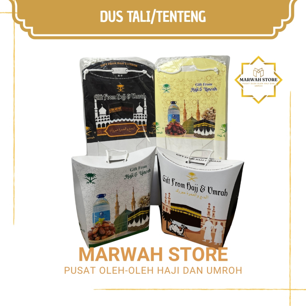 

Dus Kosong Tenteng/Tali | Packaging Oleh-oleh Haji dan Umroh