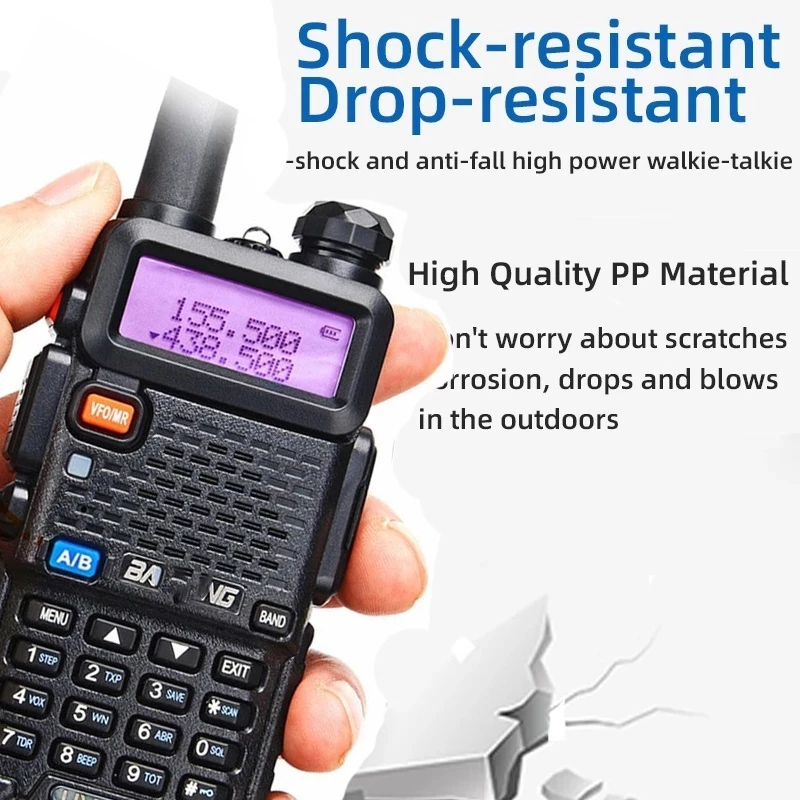 PALING LARIS LANGSUNG KIRIM COD HT JARAK JAUH TERMURAH HT UV-5R PLUS 8WATT Dual Band VHF - UHF Radio