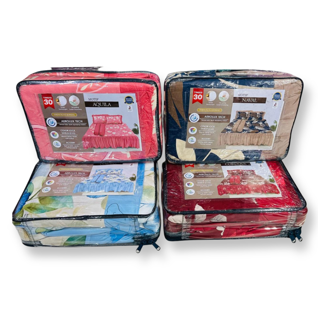 Sprei Lady Rose RImpel 6 Kaki Size (180 x 200) T30