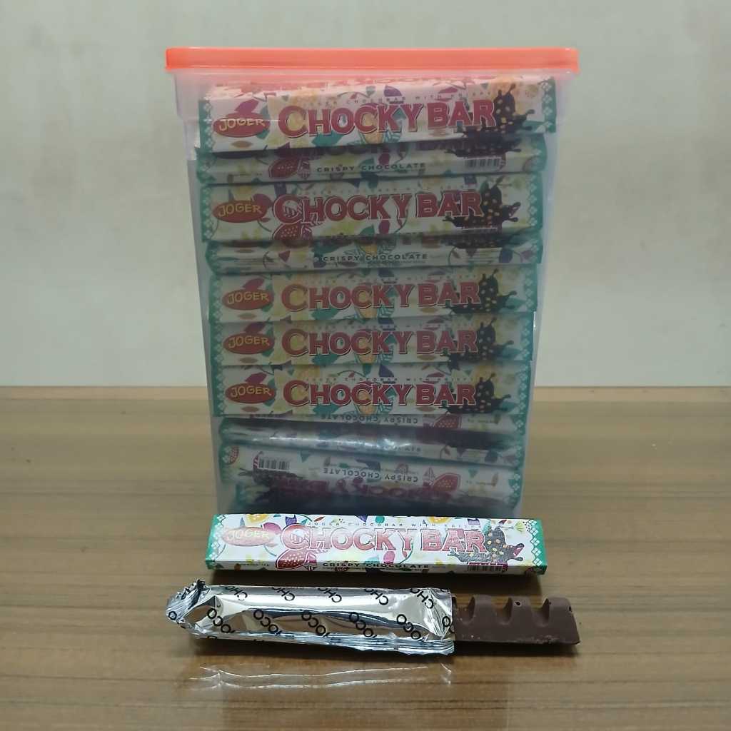 

ADY78 [HALAL] Joger Choky Bar Crispy Chocolate [1 Toples, Isi 40 Pcs]
