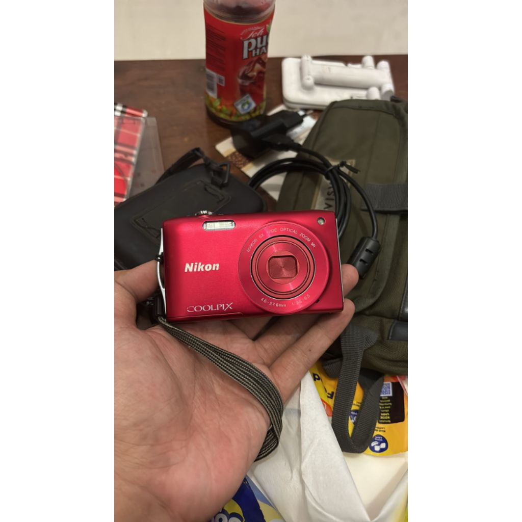 Nikon S3300 Red nominus
