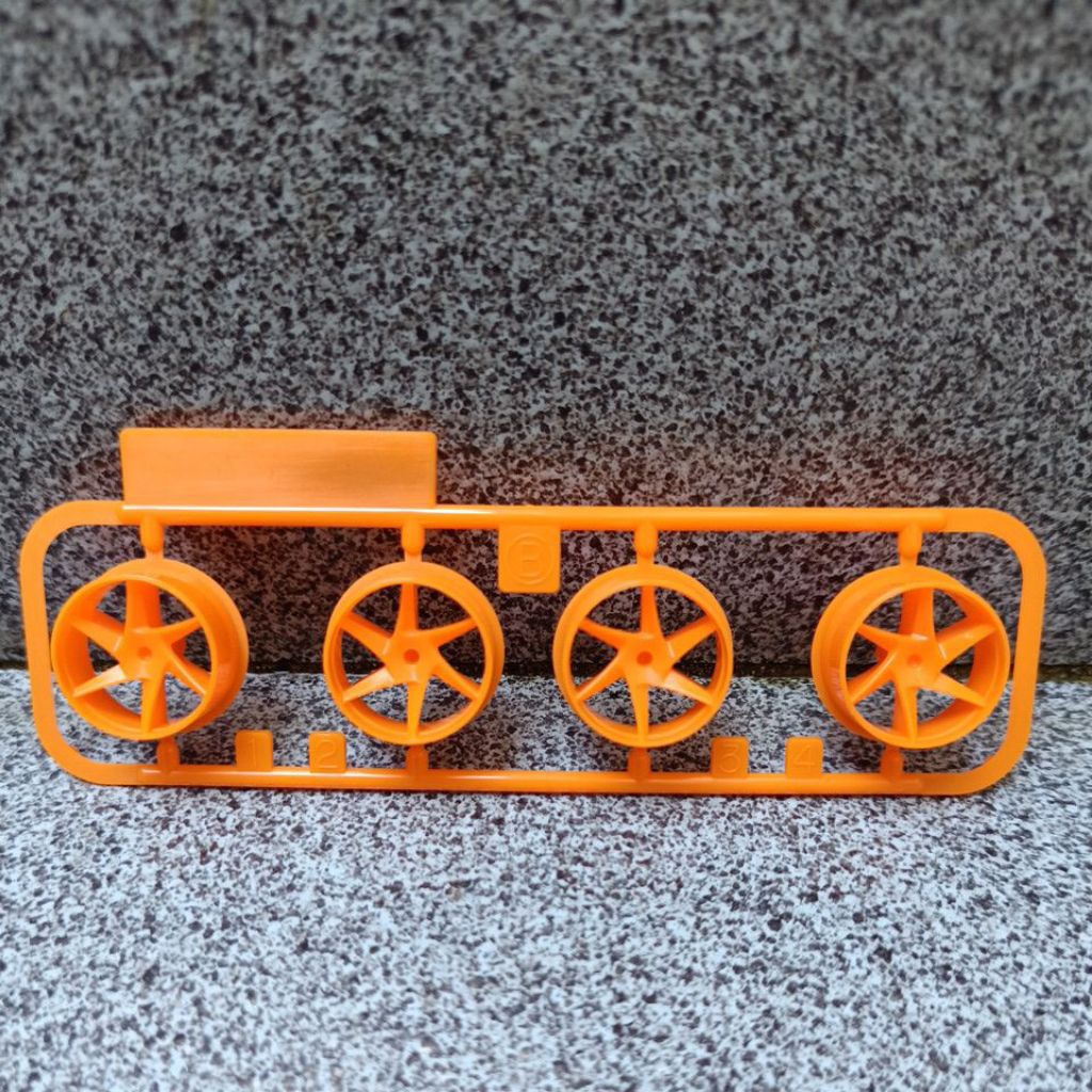 Tamiya Velg Medium Spiral - orange