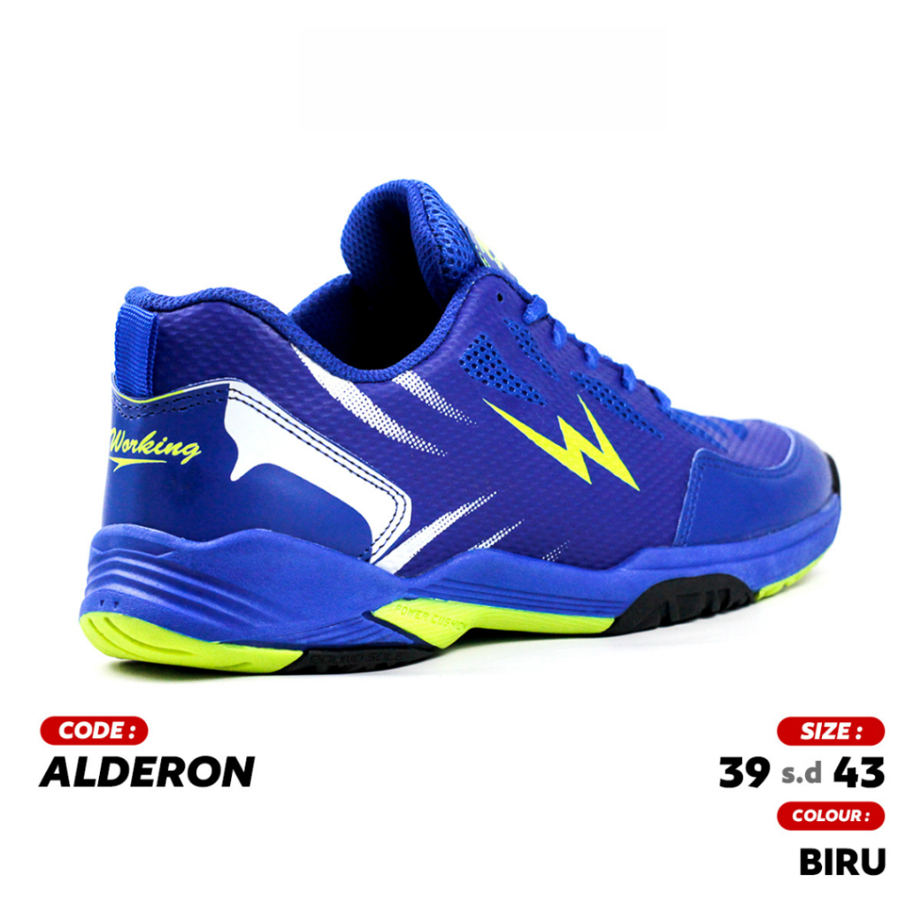 BIG PROMO Sepatu Pingpong Tenis Meja Lapangan Original Tennis Shoes Olahraga Cowok Alderon
