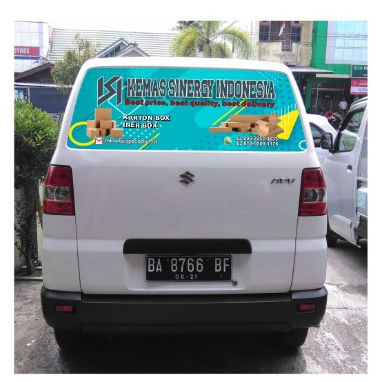 Sticker Kaca mObil Suzuki APV Blindvan - Desain custom