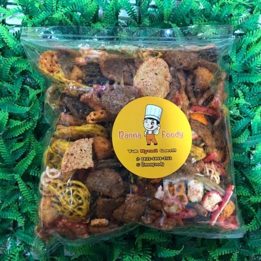 

KERUPUK SEBLAK MIX ISI 500 GRAM | Banna Foody | Snack Viral