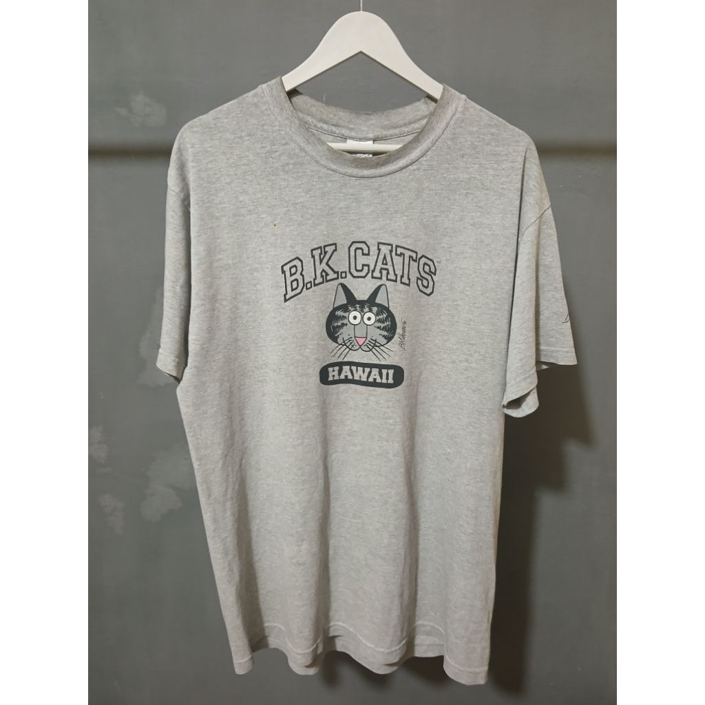 Kaos B.Kliban Cats Hawaii 90s - L