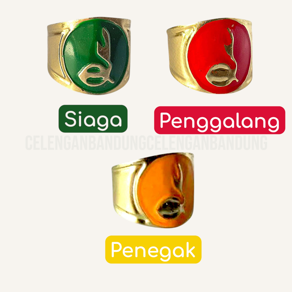 RING CINCIN RING KACU PRAMUKA SD,SMP,SMA // PERLENGKAPAN PRAMUKA RING KACU TERLENGKAP DAN TERMURAH